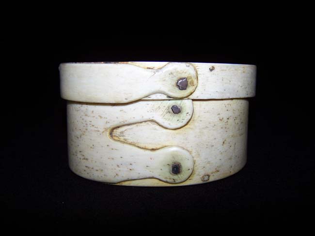 A Charming 19th century Sailor-made Whalebone Ditty Box dated 1836 — image 2